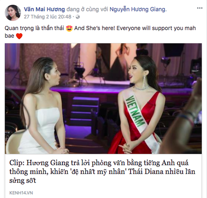 Ngọc Trinh khen hết lời, Thanh Duy sang Thái cổ vũ Hương Giang Idol